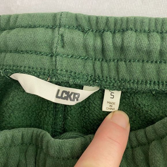 LCKR by Foot Locker Green Jogger Sweatpants Men's Size Small - Picture 6 of 11